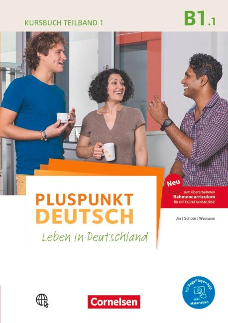 Pluspunkt Deutsch B1: Teilband 1 - Allgemeine Ausgabe - Kursbuch mit Video-DVD - Friederike Jin, Joachim Schote, Gunther Weimann