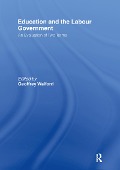 Cover-Bild zum Titel 'Education and the Labour Government' von ''