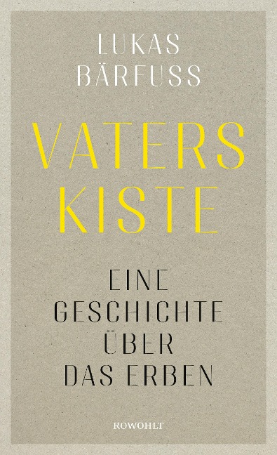 Vaters Kiste - Lukas Bärfuss