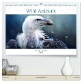 Wild Animals - Wilde Tiere (hochwertiger Premium Wandkalender 2025 DIN A2 quer), Kunstdruck in Hochglanz - Janina Bürger