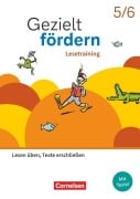 Cover-Bild zum Titel 'Gezielt fördern 5./6. Schuljahr - Lern- und Übungshefte Deutsch 2025 - Lesetraining - Lesen üben, Texte erschließen - Thematisches Arbeitsheft mit Lösungsbeileger' von 'Christiane Robben, Ellen Schulte-Bunert'