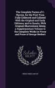Cover-Bild zum Titel 'The Complete Poems of C. Harvey, for the First Time Fully Collected and Collated With the Original and Early Editions; and in Quarto, With Original Illustrations; Being a Supplementary Volume to the Complete Works in Verse and Prose of George Herbert' von 'Christopher Harvey'