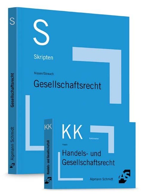 Paket Alpmann, Skript Gesellschaftsrecht + Haack, Karteikarten Handels- und Gesellschaftsrecht - 