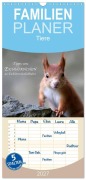Cover-Bild zum Titel 'Familienplaner 2027 - Tipps von Eichhörnchen an Eichhörnchenliebhaber mit 5 Spalten (Wandkalender, 21 x 45 cm) CALVENDO' von 'Birgit Cerny'