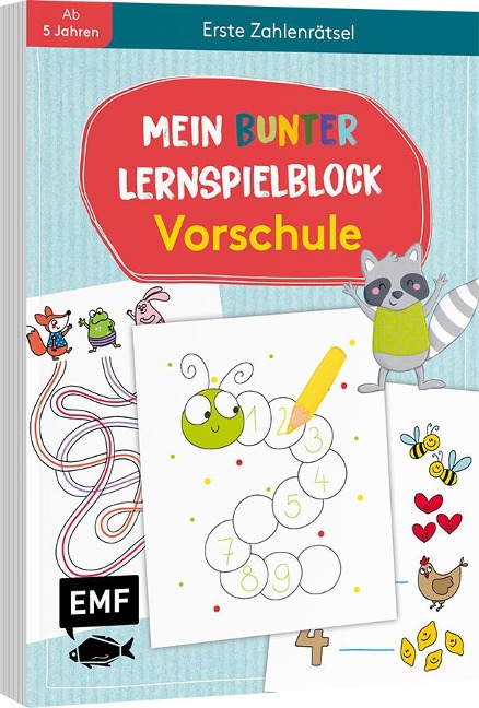 Mein bunter Lernspielblock - Vorschule: Erste Zahlenrätsel - 