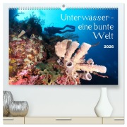 Unterwasser - eine bunte Welt (hochwertiger Premium Wandkalender 2026 DIN A2 quer), Kunstdruck in Hochglanz - Bianca Schumann