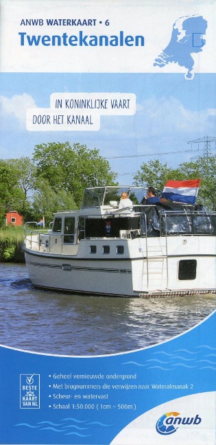 Twentekanalen 1:50 000 Waterkaart - 