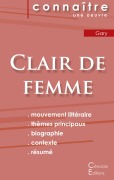 Cover-Bild zum Titel 'Fiche de lecture Clair de femme de Romain Gary' von 'Romain Gary'