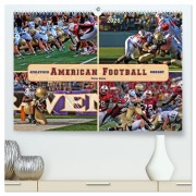 Cover-Bild zum Titel 'American Football - athletisch und riskant (hochwertiger Premium Wandkalender 2026 DIN A2 quer), Kunstdruck in Hochglanz' von 'Peter Roder'