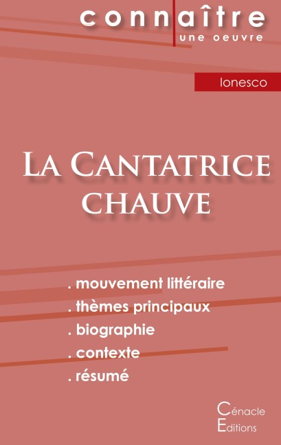 Fiche de lecture La Cantatrice chauve de Eugène Ionesco (Analyse littéraire de référence et résumé complet) - Eugène Ionesco