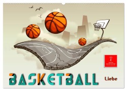 Basketball Liebe (Wandkalender 2026 DIN A2 quer), CALVENDO Monatskalender - Peter Roder