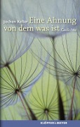 Cover-Bild zum Titel 'Eine Ahnung von dem was ist' von 'Jochen Kelter'
