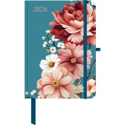 Cover-Bild zum Titel 'GreenLine Diary Floral 2026 - Buchkalender - Taschenkalender - 16x22' von ''