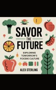 Cover-Bild zum Titel 'Savor the Future: Exploring Tomorrow's Foodie Culture' von 'Alex Sterling'