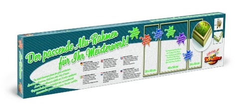 Schipper Malen nach Zahlen - Alurahmen Triptychon 50 x 80 cm - 