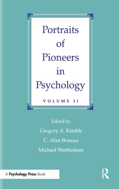 Portraits of Pioneers in Psychology - 