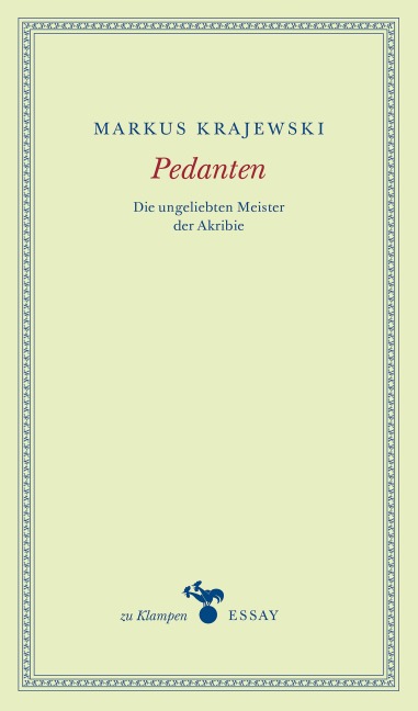 Pedanten - Markus Krajewski