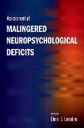 Cover-Bild zum Titel 'Assessment of Malingered Neuropsychological Deficits' von 'Glenn J. Larrabee'