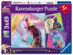 Cover-Bild zum Titel 'Kinderpuzzle 3x49 Teile - Unicorn Academy - Magie und Freundschaft' von ''