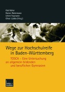 Cover-Bild zum Titel 'Wege zur Hochschulreife in Baden-Württemberg' von ''