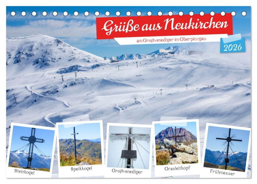 Grüße aus Neukirchen (Tischkalender 2026 DIN A5 quer), CALVENDO Monatskalender - Christa Kramer