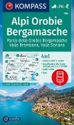 Cover-Bild zum Titel 'KOMPASS Wanderkarte 104 Alpi Orobie Bergamasche 1:50.000' von ''