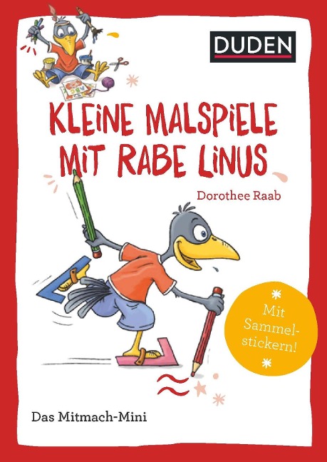 Duden Minis (Band 40)  Kleine Malspiele mit Rabe Linus / VE3 - Dorothee Raab