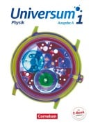 Cover-Bild zum Titel 'Universum Physik Band 1 - Gymnasium - Ausgabe A - Schülerbuch' von 'Ana Alboteanu-Schirner, Ruben Brand, Antonius Rübbelke, Jens Kahle, Christian Burisch'