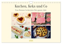 Cover-Bild zum Titel 'Kuchen, Keks und Co: Frau Bennos Leckereien für das ganze Jahr (Wandkalender 2026 DIN A4 quer), CALVENDO Monatskalender' von 'Frau Benno'