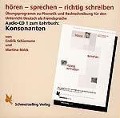 Cover-Bild zum Titel 'hören - sprechen - richtig schreiben. CD. Konsonanten' von 'Endrik Schiemann, Martina Bölck'