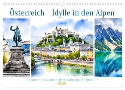Cover-Bild zum Titel 'Österreich - Idylle in den Alpen (Wandkalender 2026 DIN A3 quer), CALVENDO Monatskalender' von 'Claudia Kleemann'