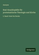 Cover-Bild zum Titel 'Real-Enzyklopädie für protestantische Theologie und Kirche' von 'Anonym'