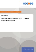 Cover-Bild zum Titel 'Reformansätze im deutschen Corporate Governance System' von 'M. Sydow'