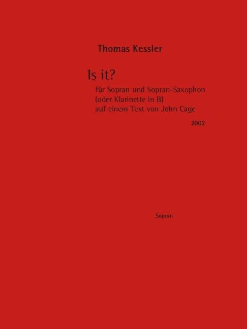 Is it? - Thomas Kessler