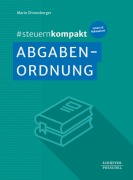 Cover-Bild zum Titel '#steuernkompakt Abgabenordnung' von 'Mario Ehrensberger'