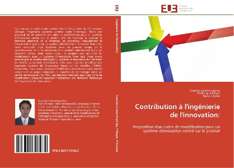 Contribution à l'ingénierie de l'innovation: - Evaristo Castro Espiritu, Frédérique Mayer, Pascal Lhoste
