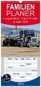 Familienplaner 2024 - Langhauber. Coole Trucks in den USA mit 5 Spalten (Wandkalender, 21 x 45 cm) CALVENDO - Rose Hurley