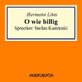Cover-Bild zum Titel 'O wie billig' von 'Hermann Löns'