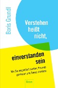 Cover-Bild zum Titel 'Verstehen heißt nicht, einverstanden sein' von 'Boris Grundl'