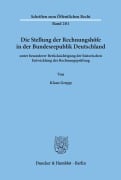 Cover-Bild zum Titel 'Die Stellung der Rechnungshöfe in der Bundesrepublik Deutschland' von 'Klaus Grupp'