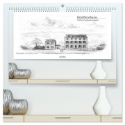 ZeitZeichnen - EinBlick in Stolbergs Geschichte (hochwertiger Premium Wandkalender 2026 DIN A2 quer), Kunstdruck in Hochglanz - Christian Altena