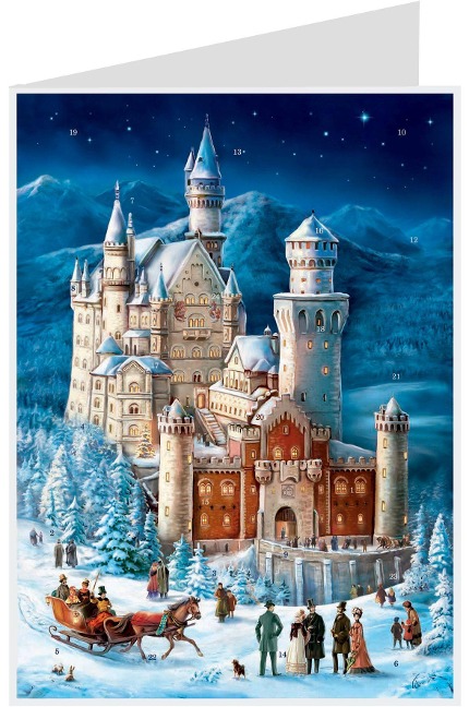 Postkarten- Adventskalender "Neuschwanstein" - M. Haduk