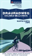 KOMPASS Fahrrad-Tourenkarte Drauradweg - Ciclabile della Drava 1:50.000 - 