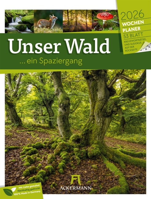 Unser Wald Wochenplaner Kalender 2026 - 