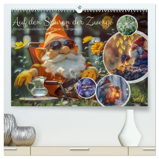 Auf den Spuren der Zwerge (hochwertiger Premium Wandkalender 2026 DIN A2 quer), Kunstdruck in Hochglanz - Steffen Gierok-Latniak