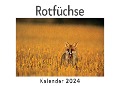 Rotfüchse (Wandkalender 2024, Kalender DIN A4 quer, Monatskalender im Querformat mit Kalendarium, Das perfekte Geschenk) - Anna Müller