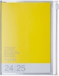 MARK'S 2024/2025 Taschenkalender A6 vertikal, COLORS // Yellow - 