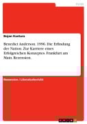 Cover-Bild zum Titel 'Benedict Anderson. 1996. Die Erfindung der Nation. Zur Karriere eines Erfolgreichen Konzeptes. Frankfurt am Main. Rezension.' von 'Bojan Kustura'