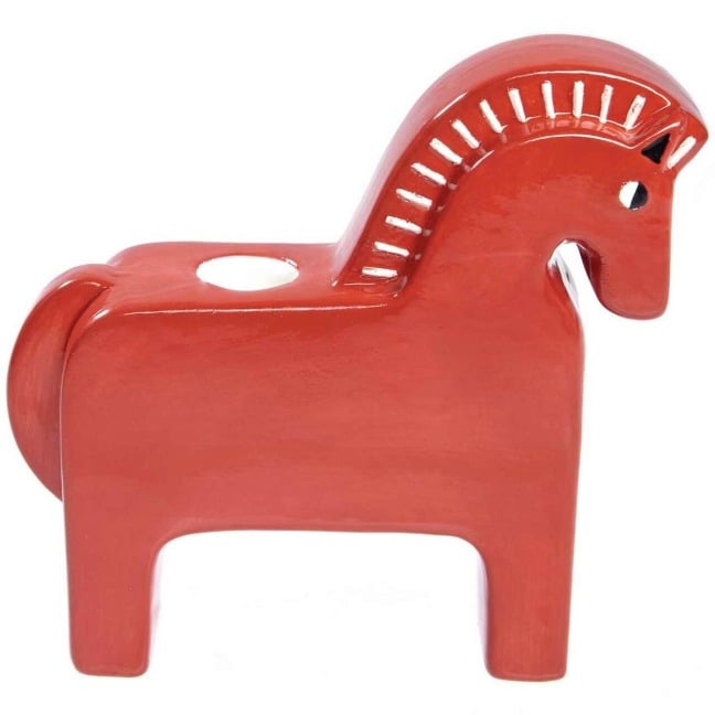 Keramik-Kerzenhalter "Pferd" - 