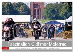 Cover-Bild zum Titel 'Faszination Oldtimer Motorrad - Momentaufnahmen von Hamburger Stadtparkrennen (Tischkalender 2027 DIN A5 quer), CALVENDO Monatskalender' von 'Stephan Käufer'